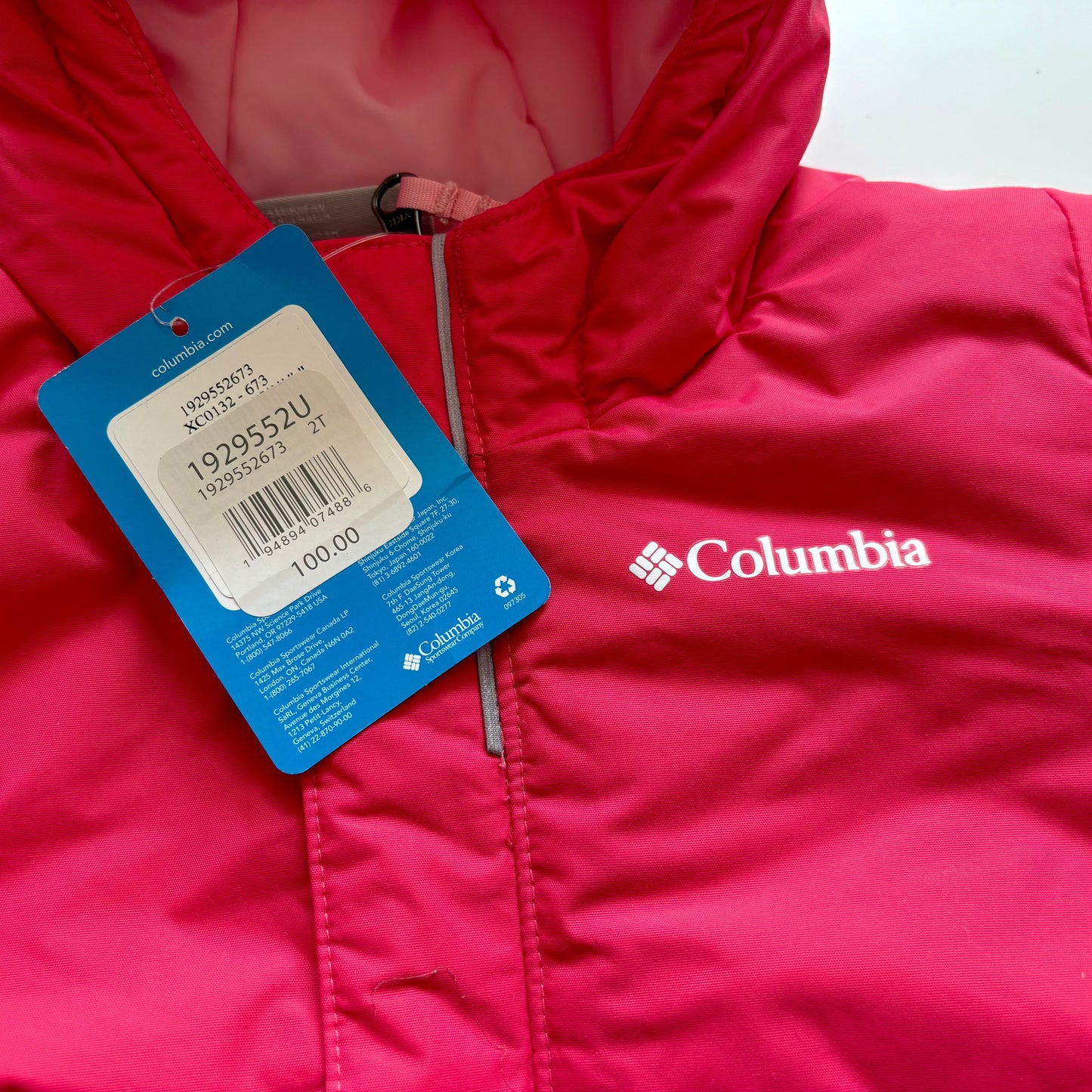 Manteau d'hiver Columbia 'Horizon ride' | 2 ans (NEUF)