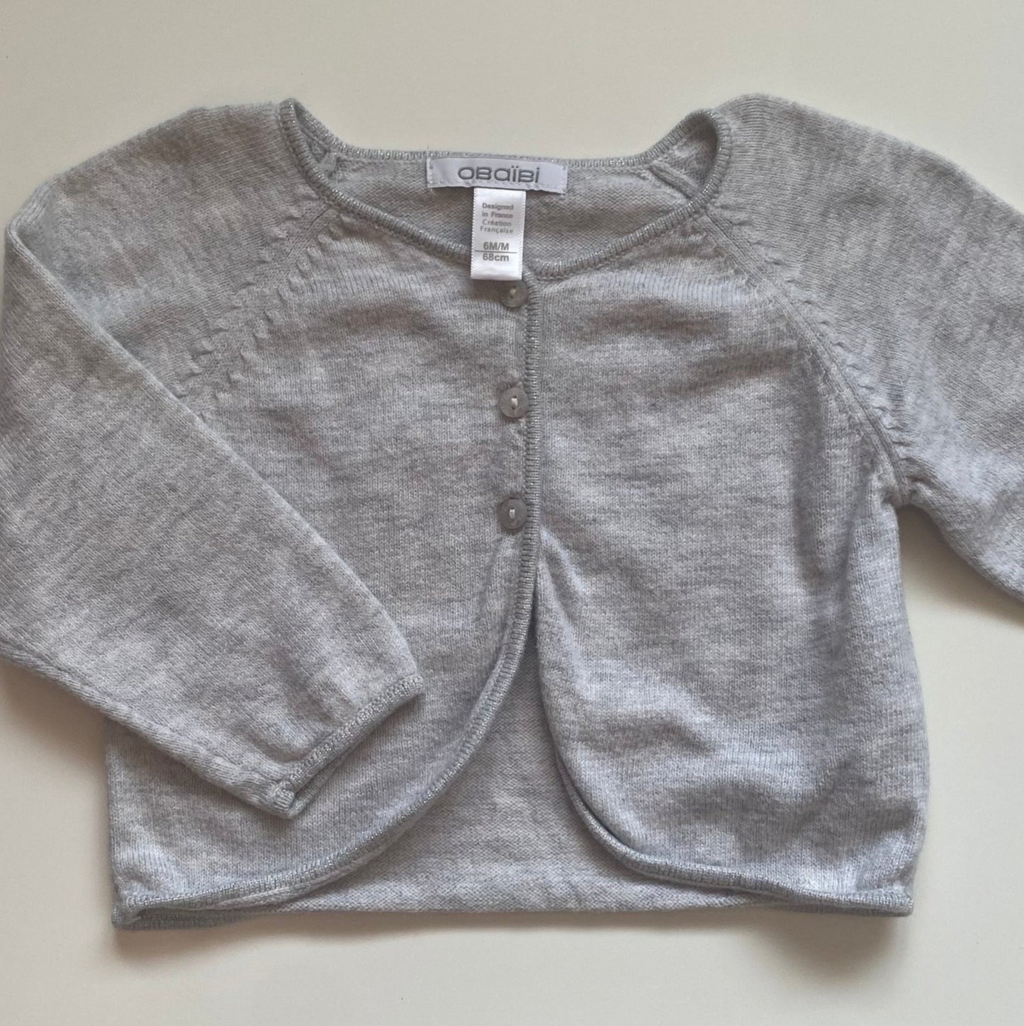 Cardigan Obaibi 6 mois