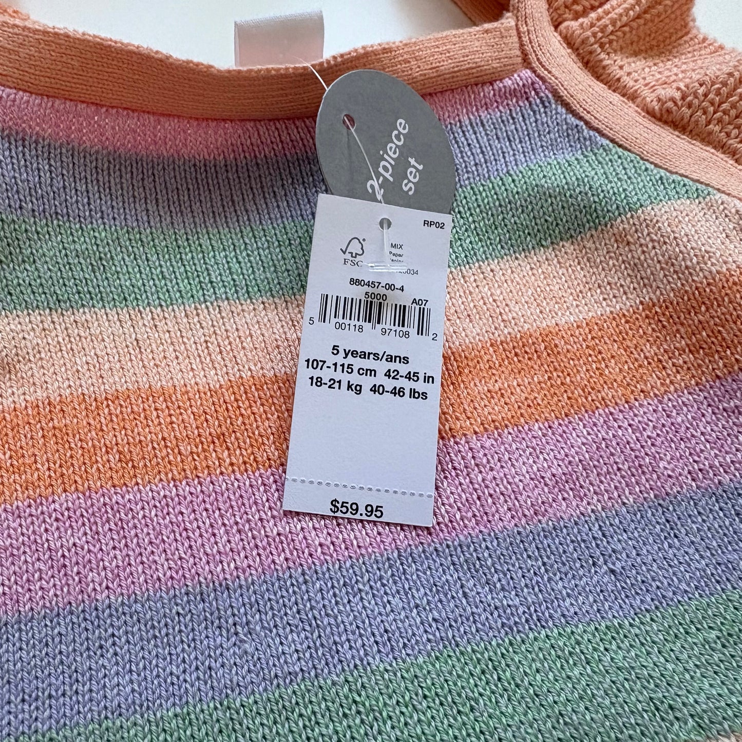Ensemble Gap | 5 ans (NEUF)