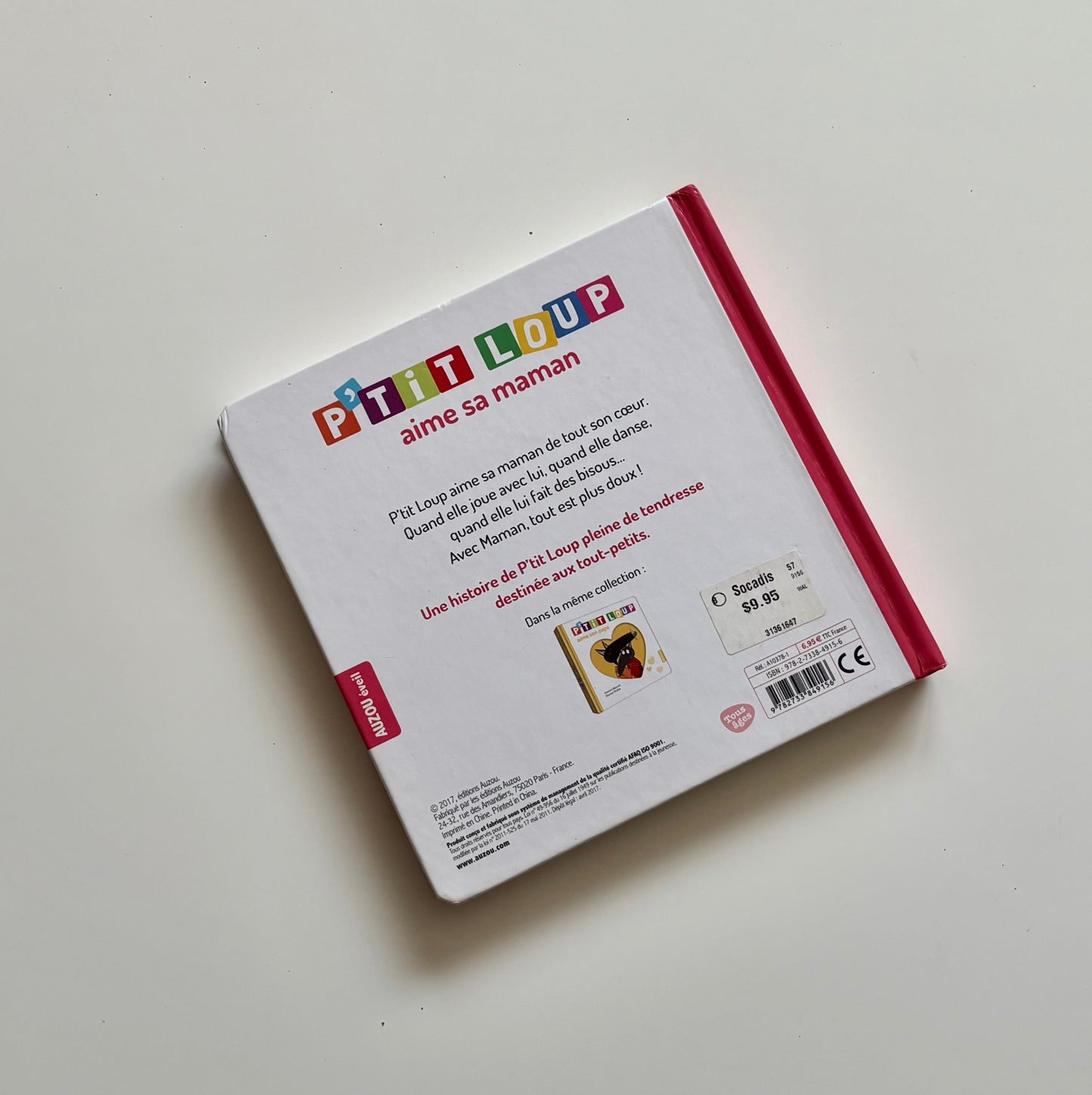 Livre cartonné - P'tit loup aime sa maman