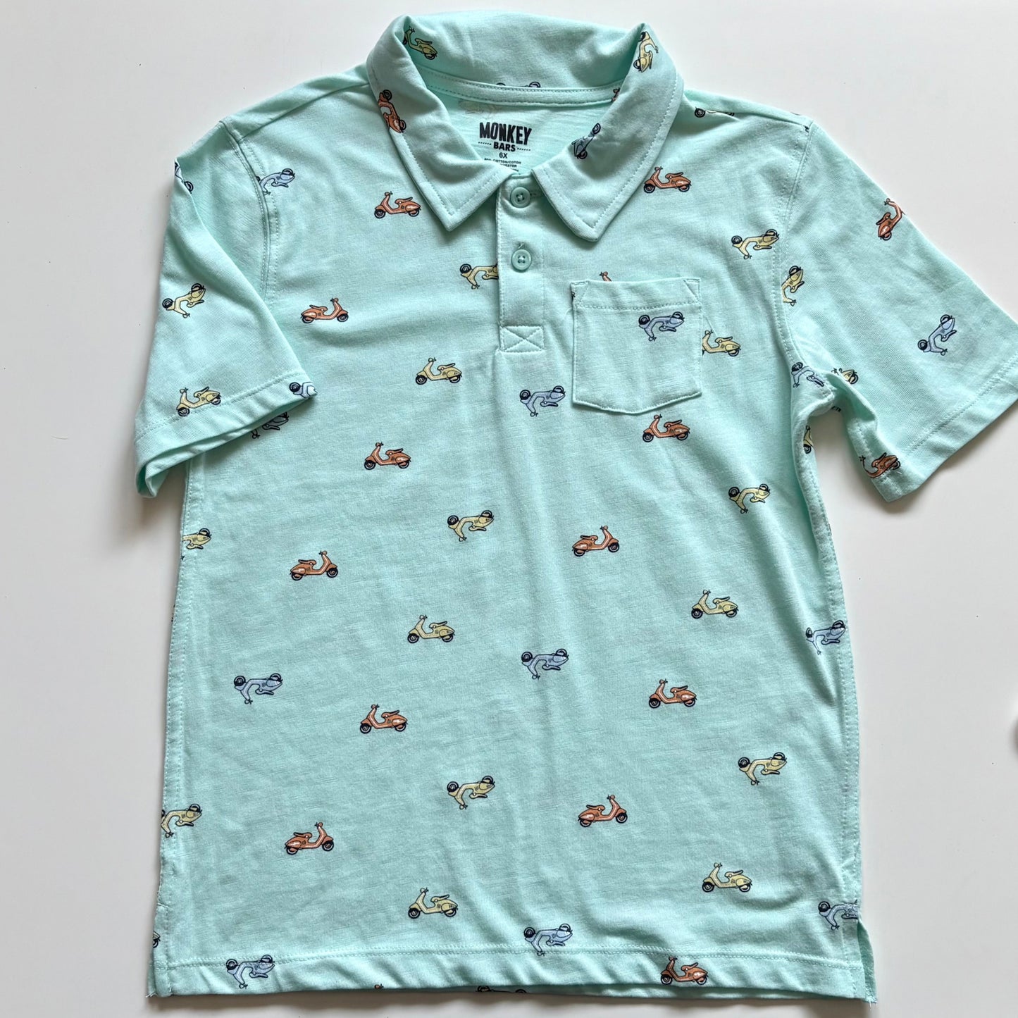 T-Shirt Polo Monkey Bars | 6 ans (NEUF)