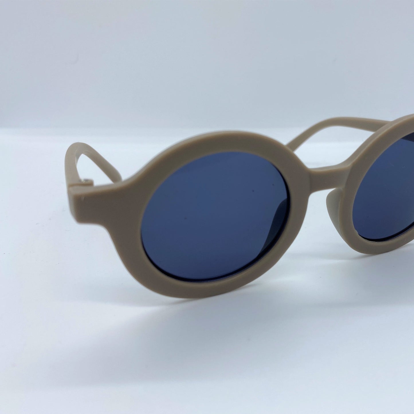 Lunette de soleil ronde - Taupe
