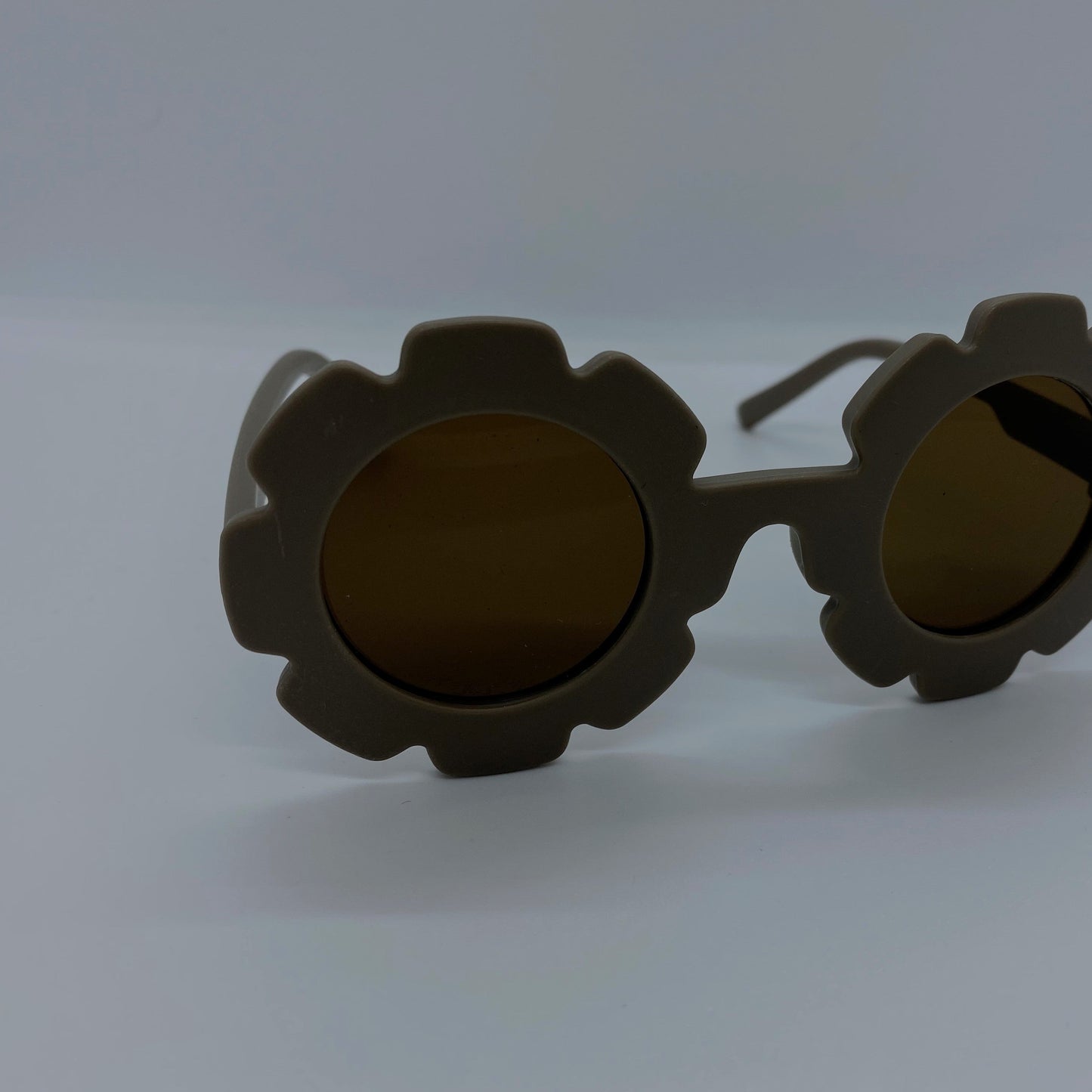 Lunette de soleil fleur - Taupe