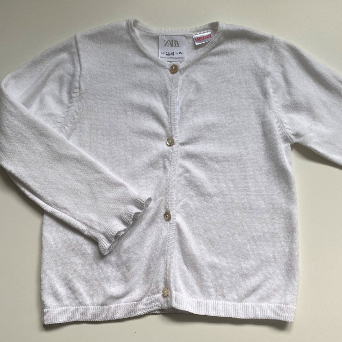 Cardigan Zara 18-24 mois