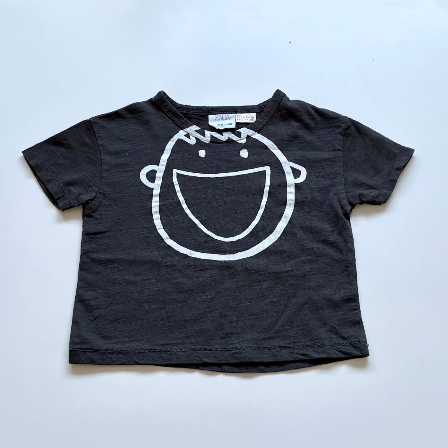 T-Shirt Zara | 3-6 mois (fait grand)