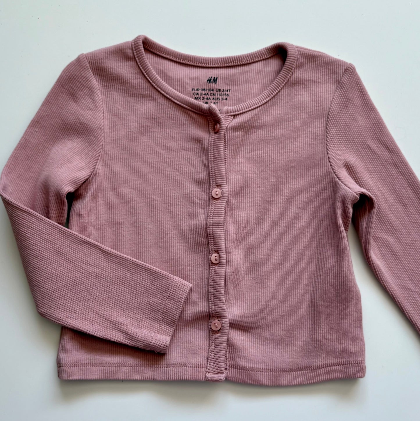 Cardigan côtelé H&M | 2 ans