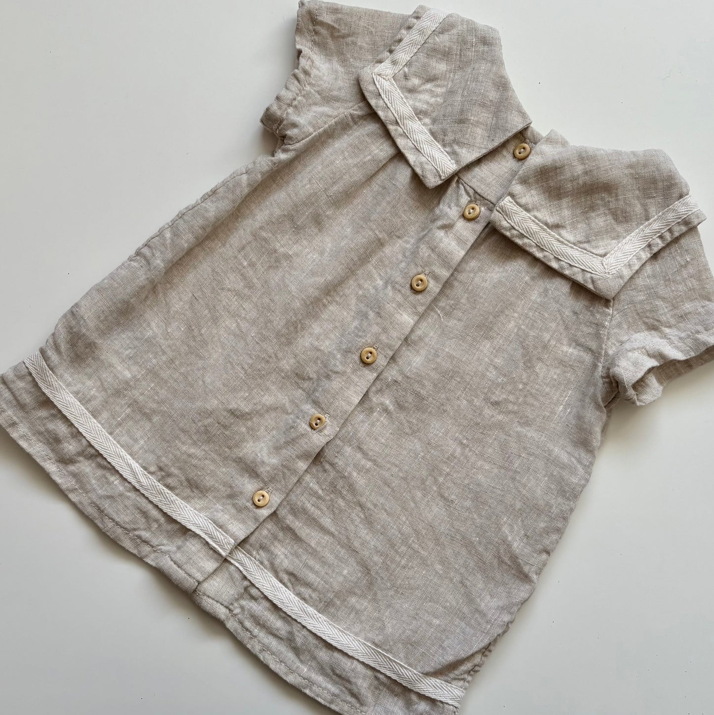 Robe en lin H&M | 4-6 mois