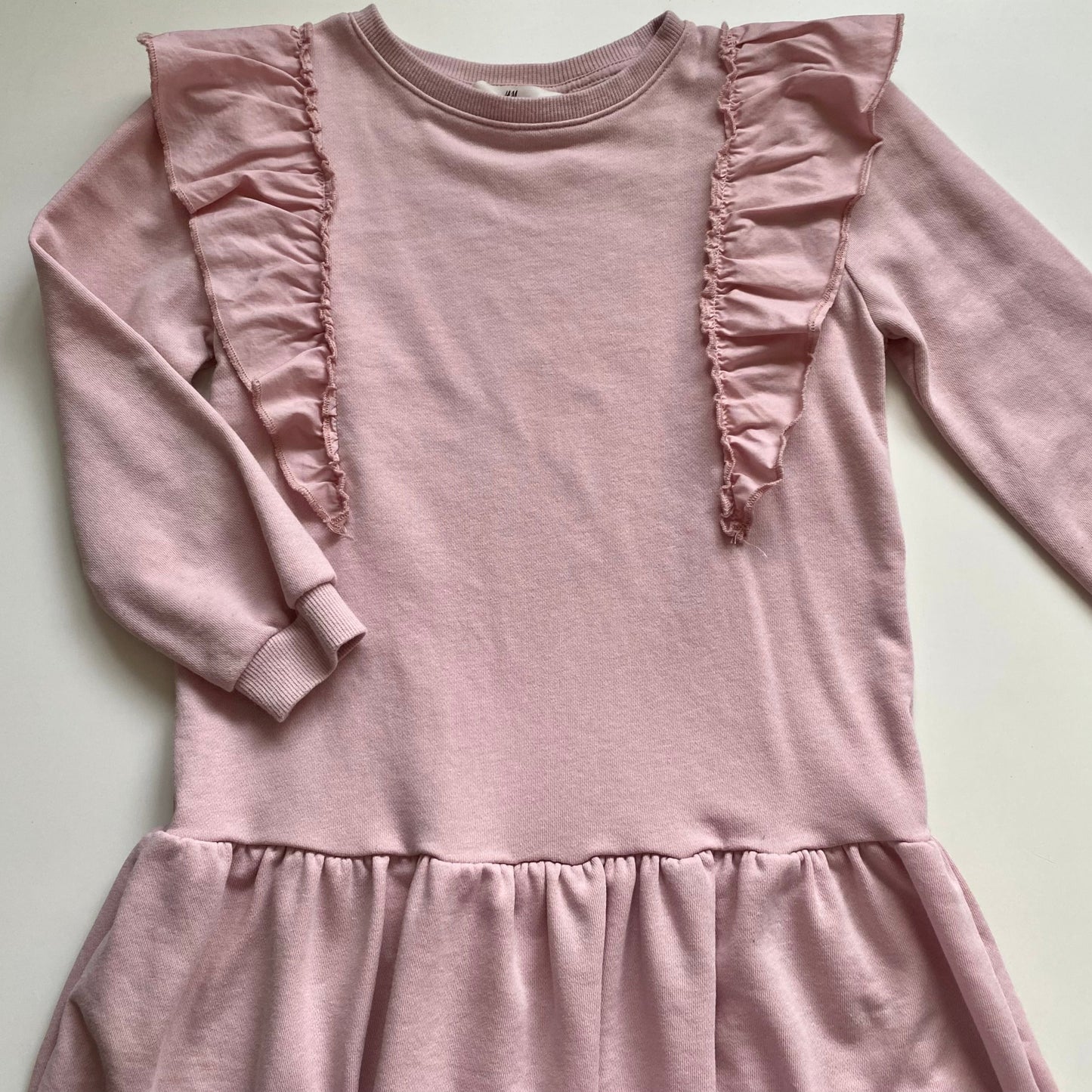 Robe à volant en molleton H&M 6-8 ans (NEUF)