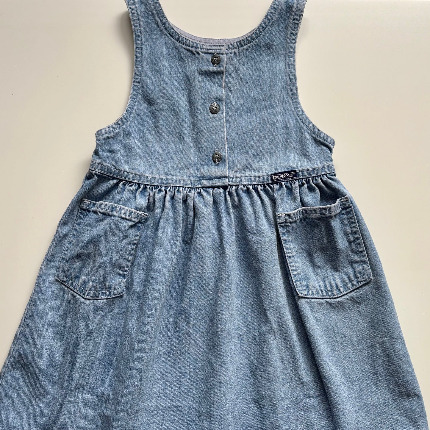 Robe vintage en denim Oshkosh | 5 ans (fait au Canada)