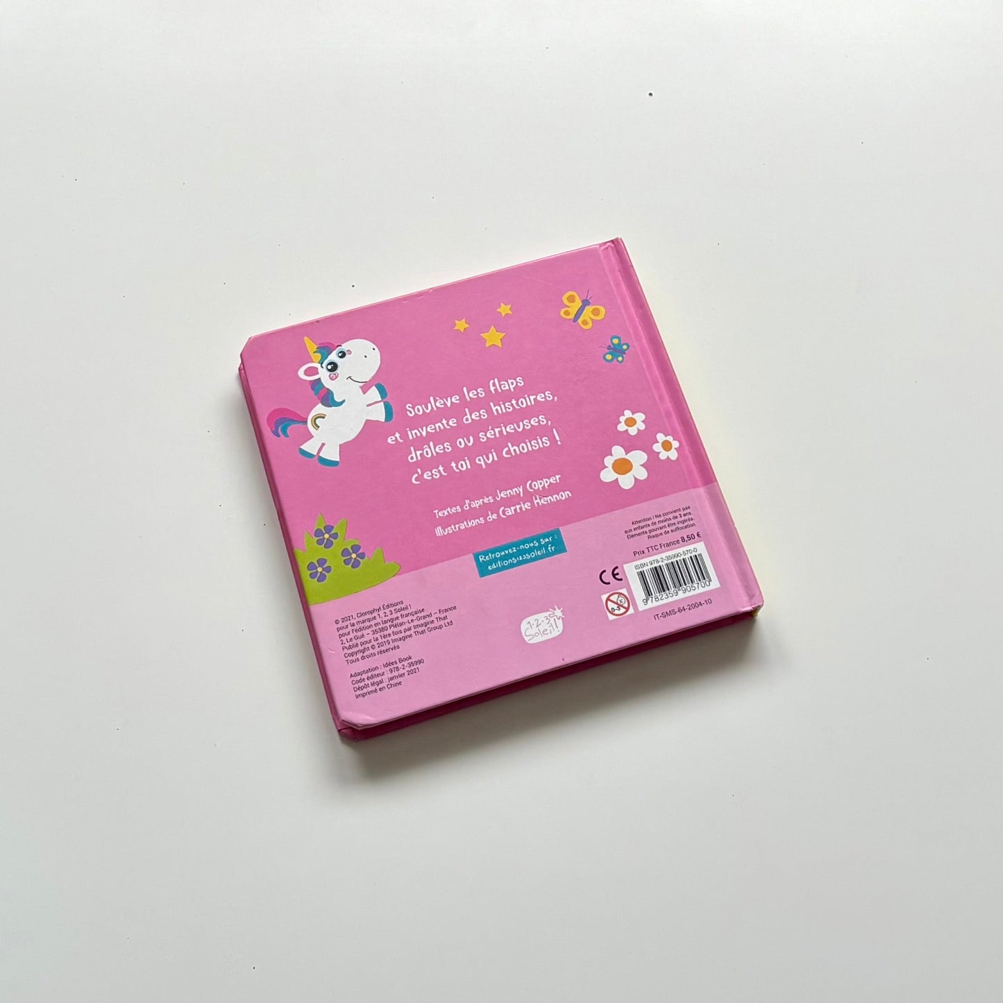 Livre cartonné - Est-ce que les licornes ont des chaussettes arc-en-ciel? (avec rabats)