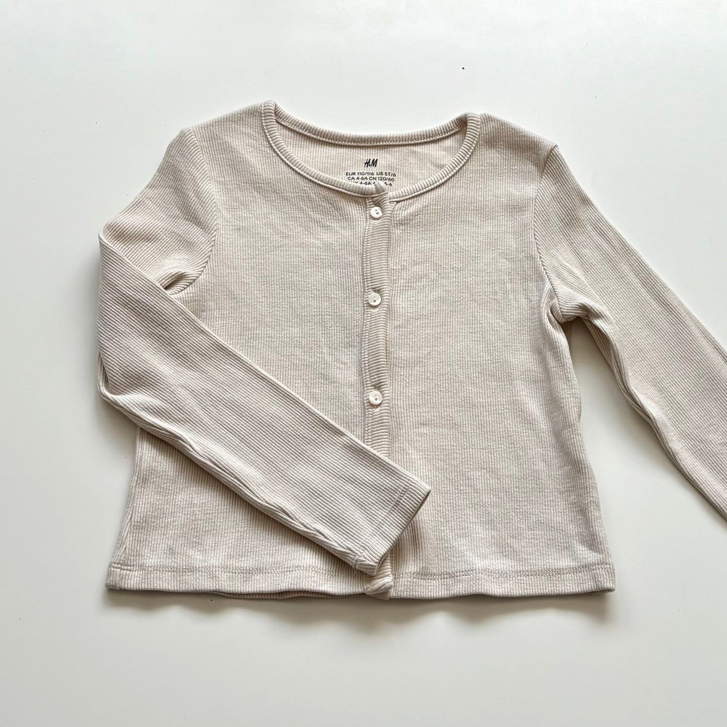 Cardigan côtelé H&M | 4-6 ans