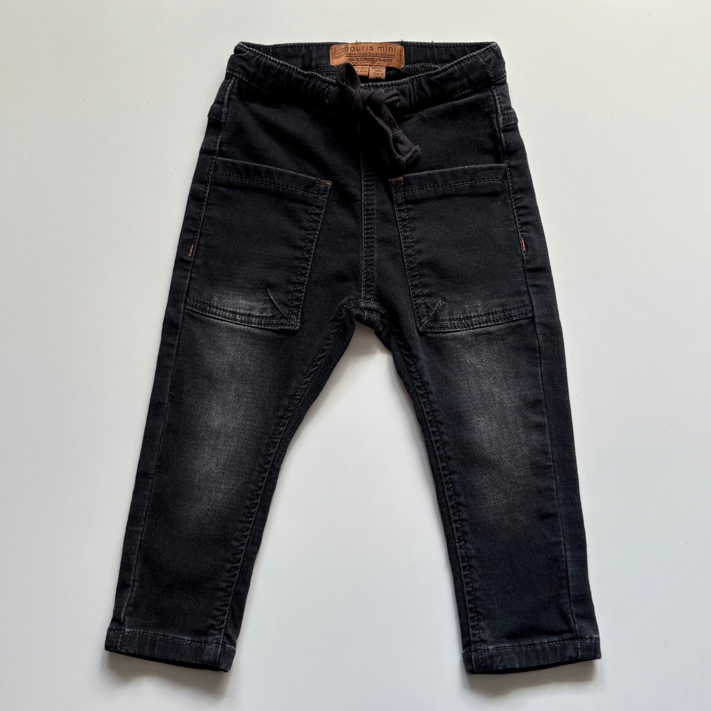 Jeans Souris Mini | 12-18 mois (fait grand)