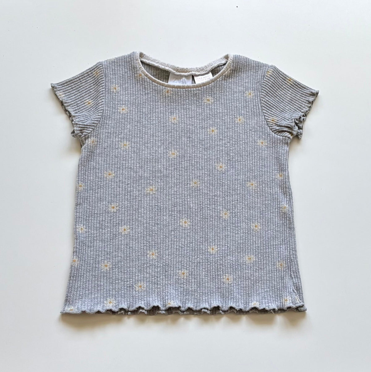 *Imparfait léger - T-Shirt côtelé Zara | 18-24 mois
