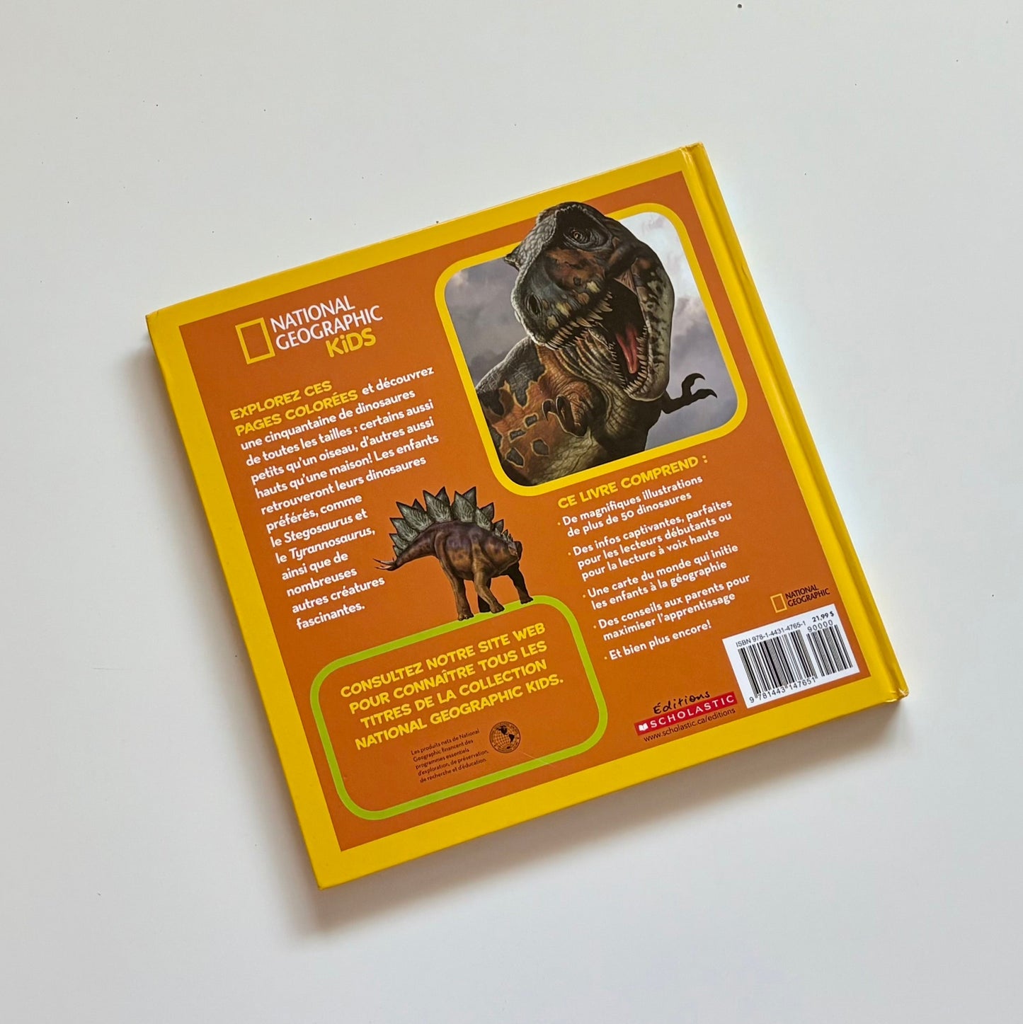 Livre - Mon grand livre de dinosaure (National géographique)