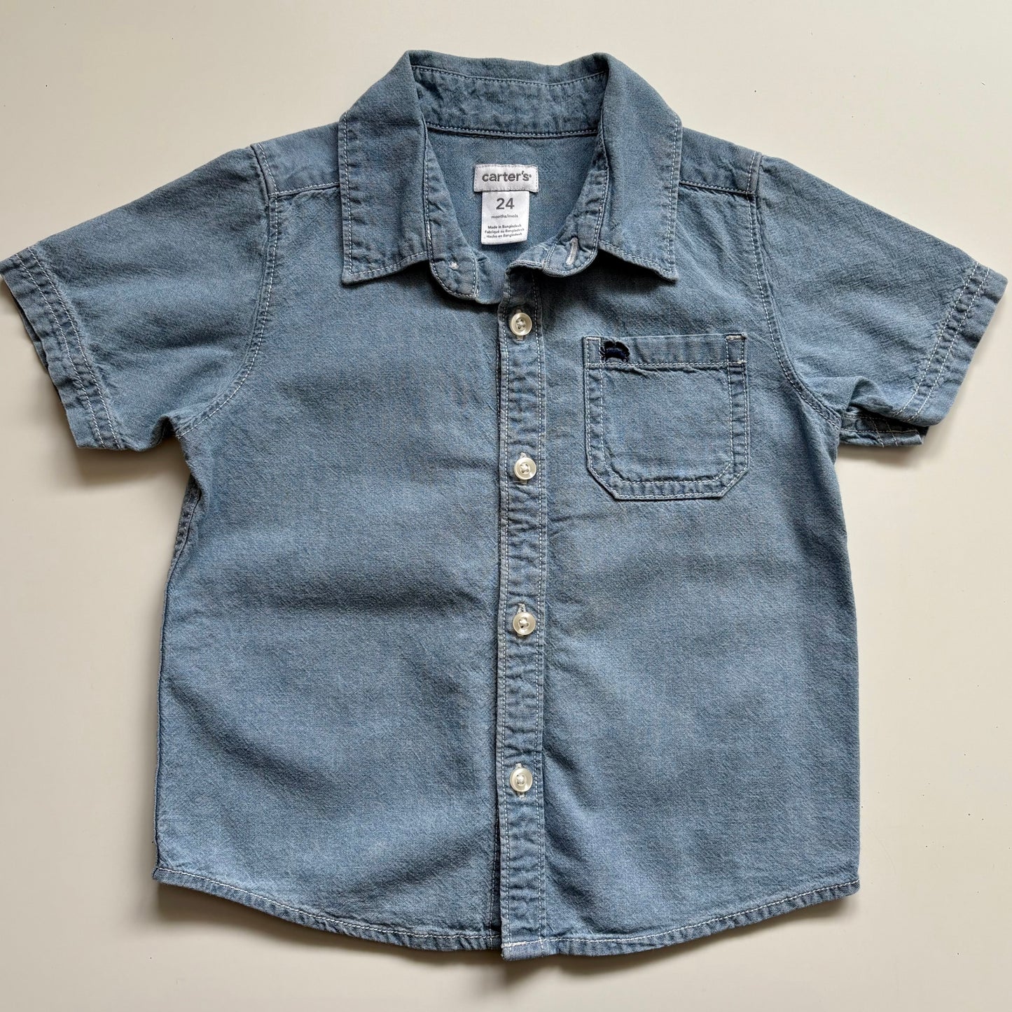 Chemise en denim Carters | 24 mois