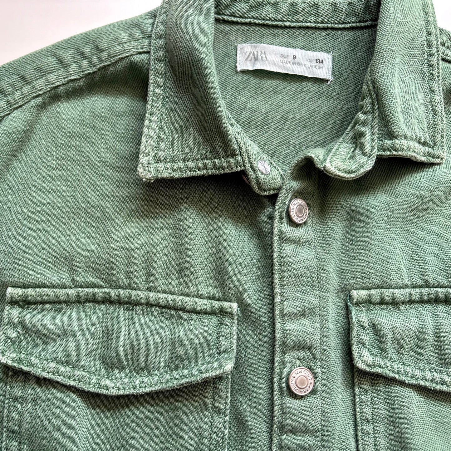 Surchemise en denim Zara | 9 ans