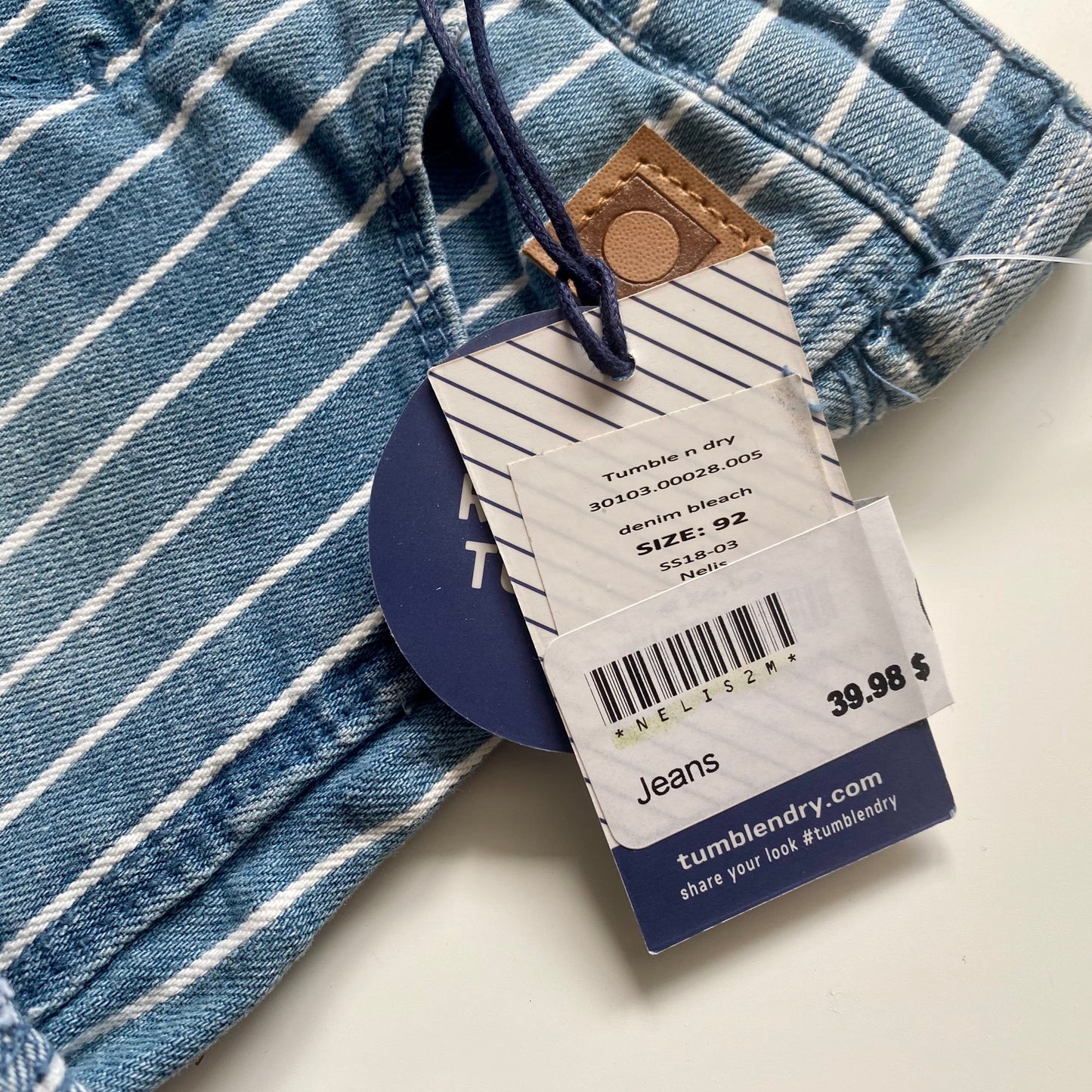 Short Tumble n dry | 12-18 mois (NEUF)