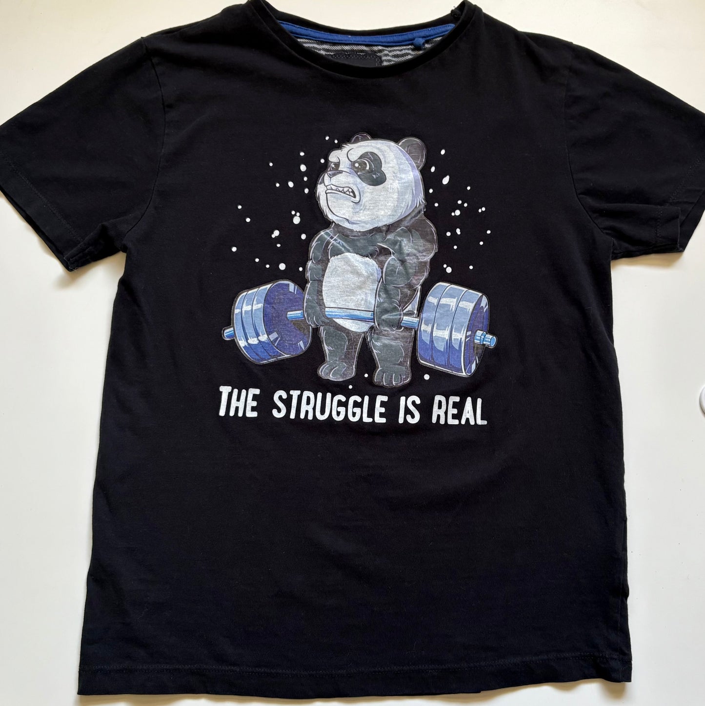 T-Shirt Denim & Flower | 9-10 ans