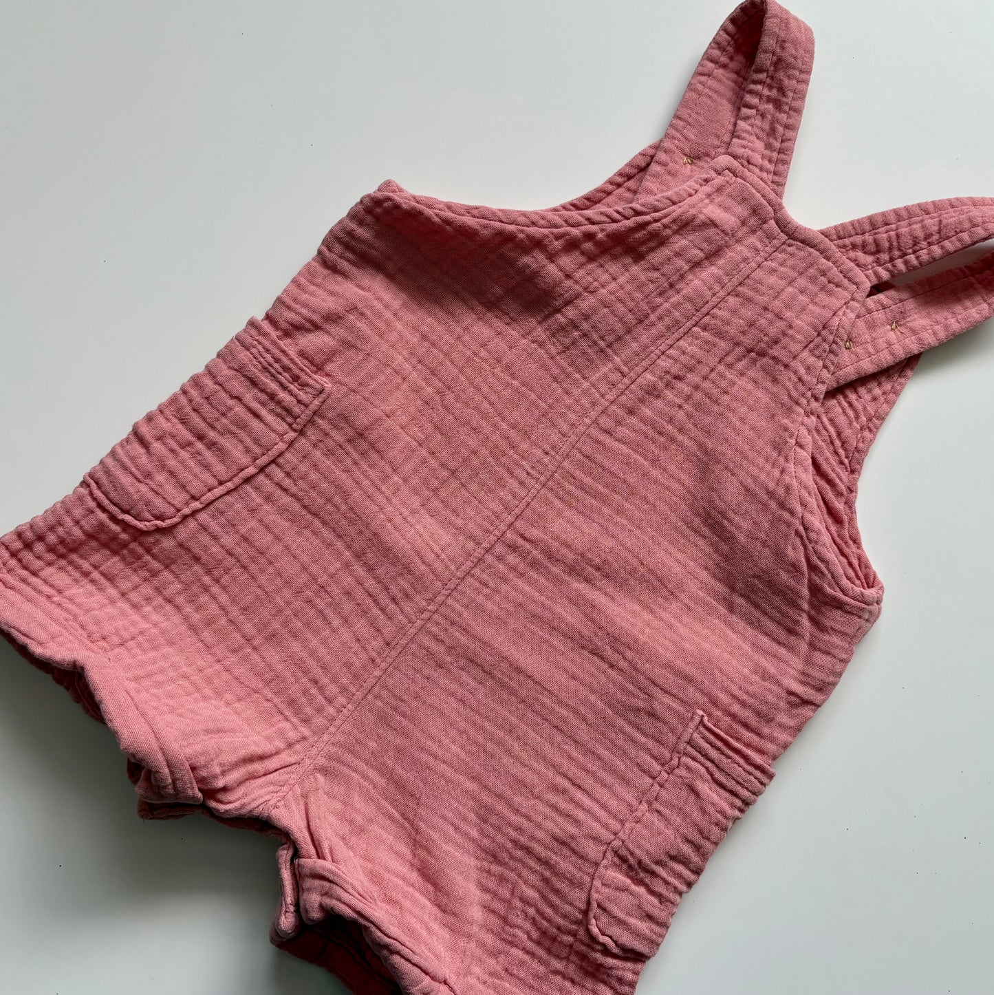 Salopette en mousseline de coton Little Planet | 6 mois