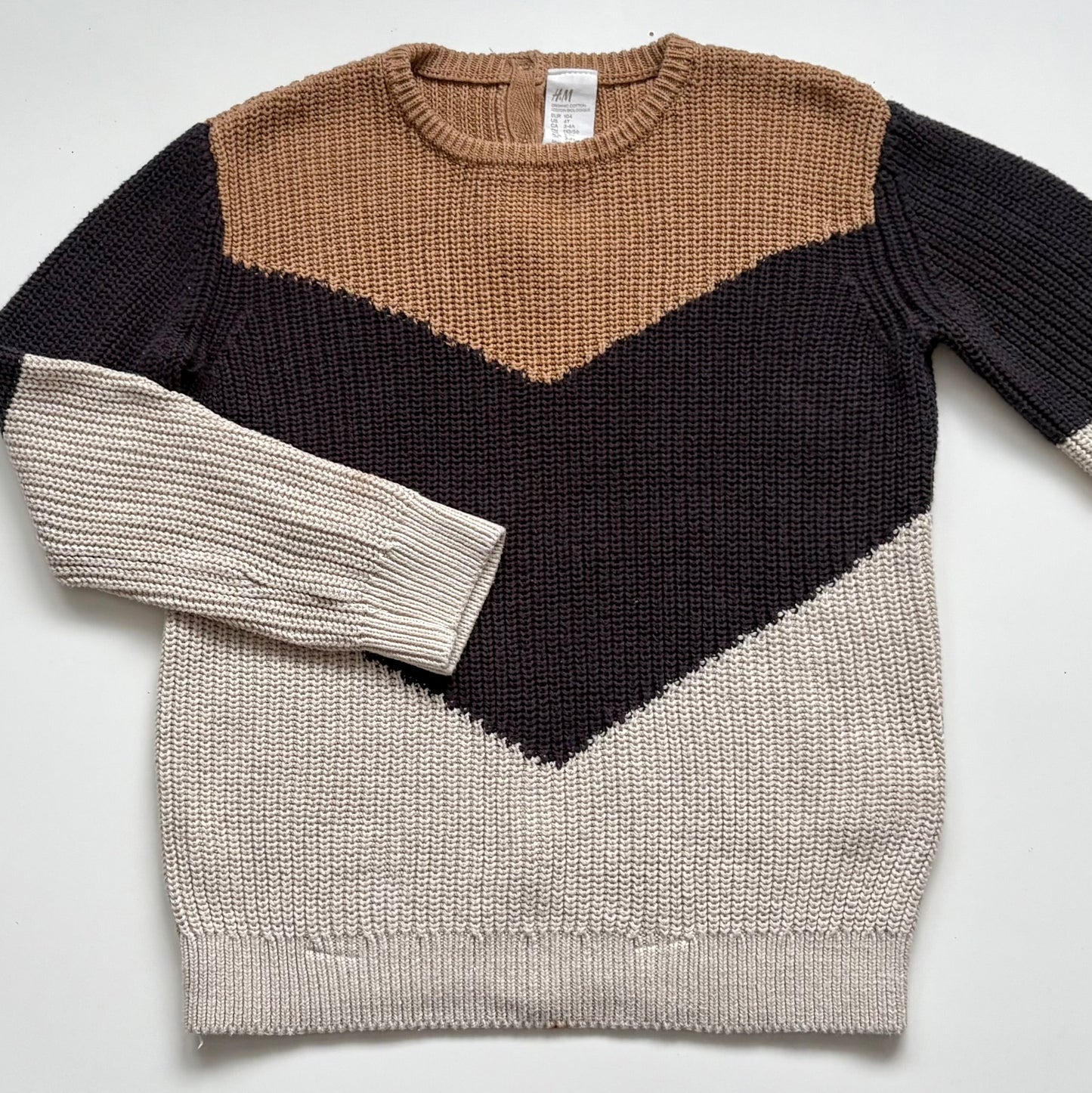 Chandail en tricot H&M | 3-4 ans (fait grand)