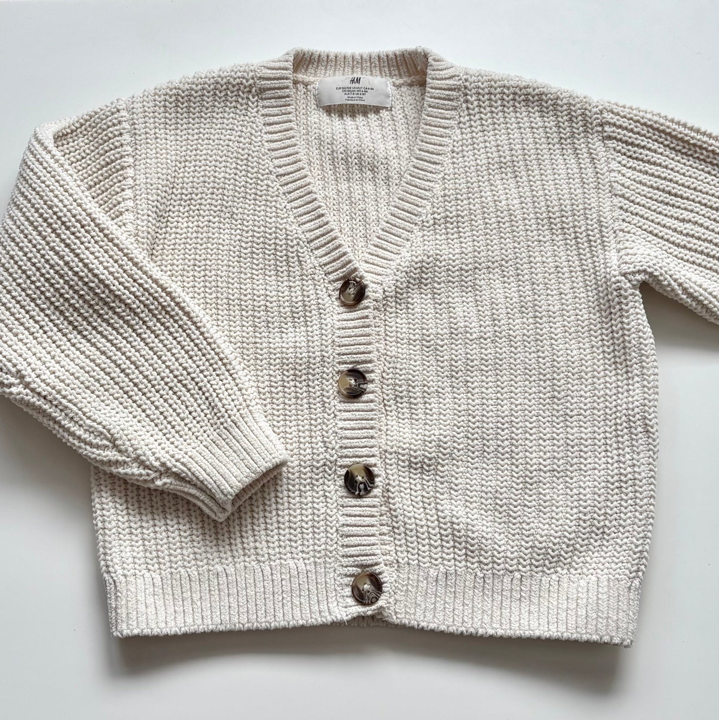 Cardigan en chenille H&M | 6-8 ans