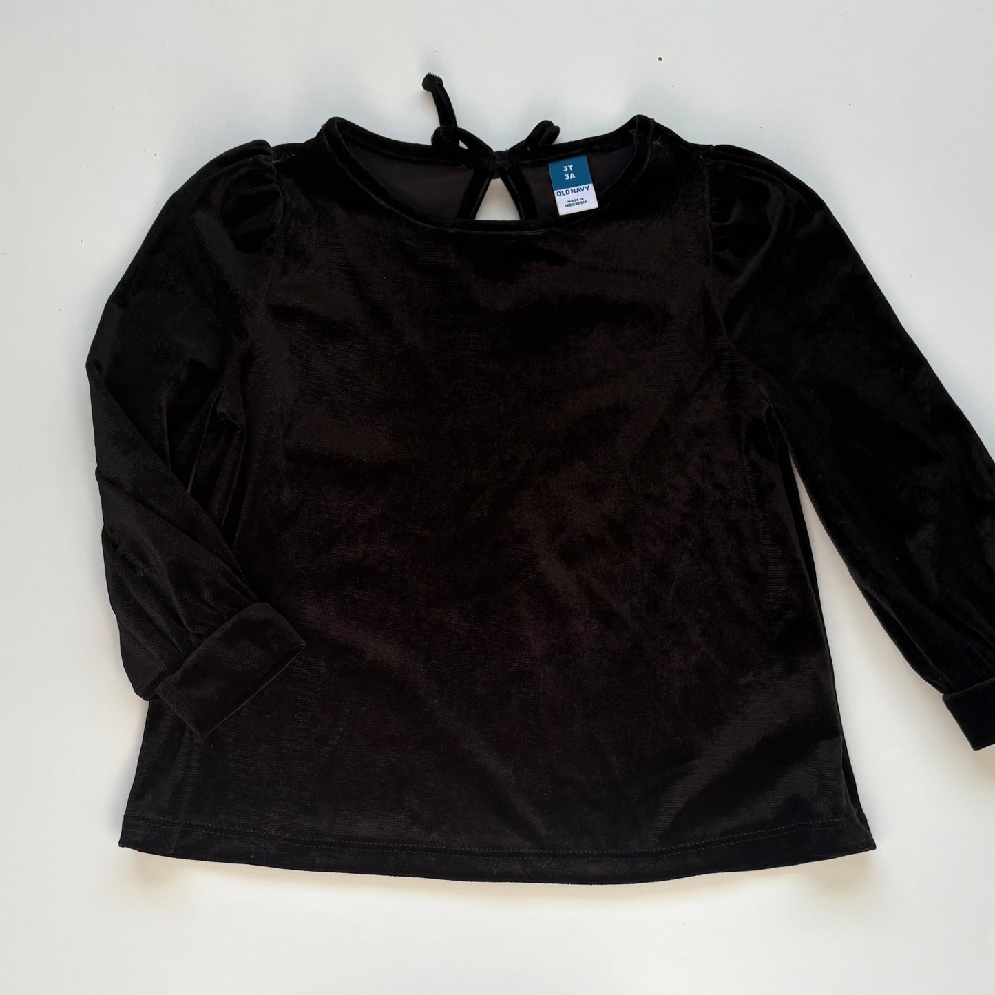 Chandail en velours noir Old Navy | 3 ans