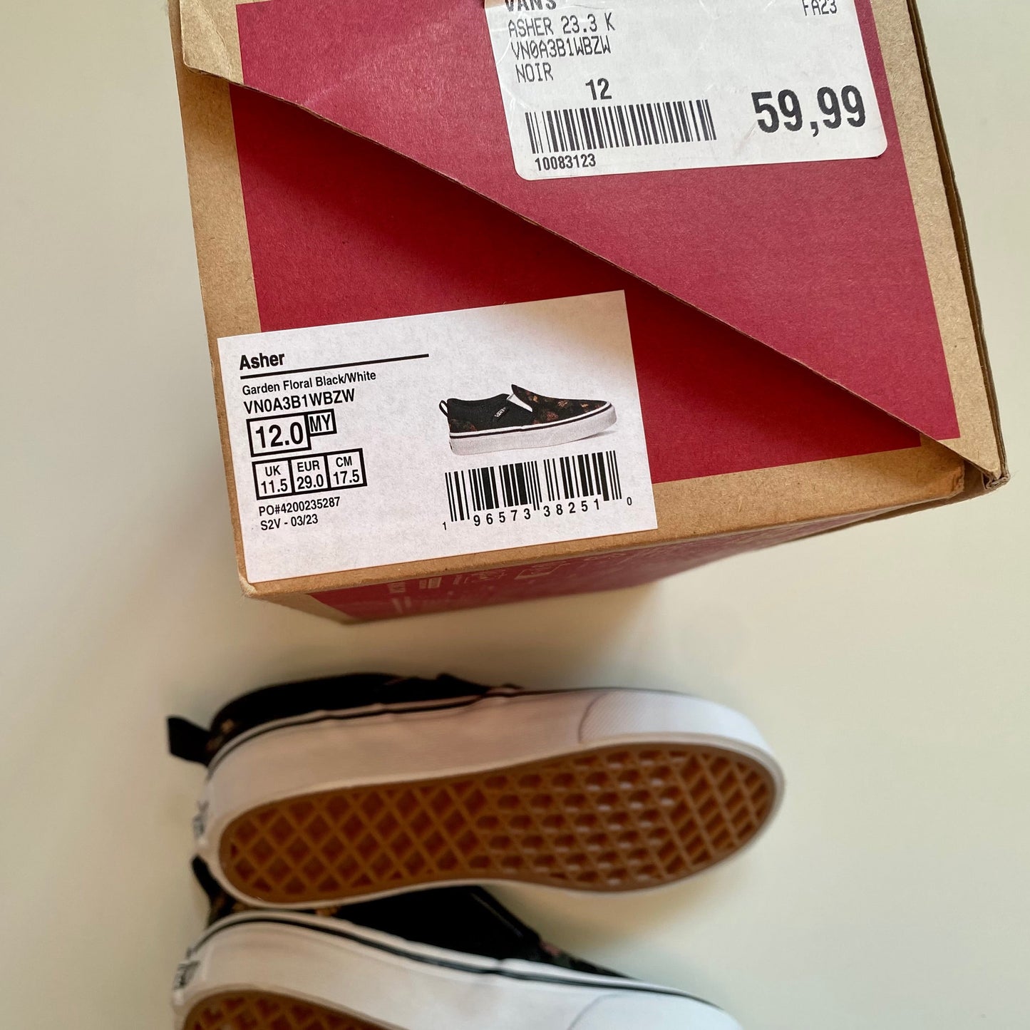 Chaussures Vans | Taille 12US (NEUF)