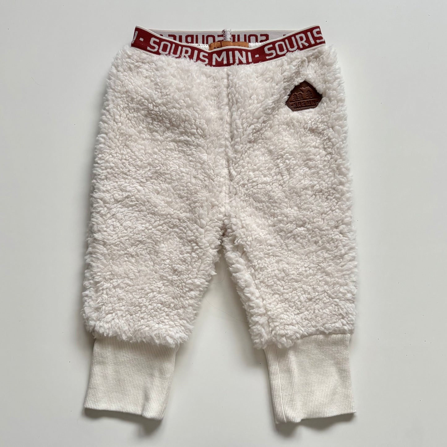 Pantalon en sherpa Souris Mini | 9-12 mois (NEUF)