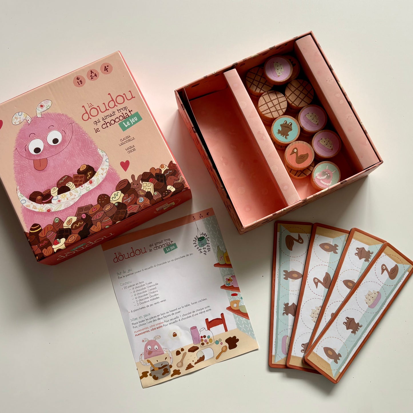 Jeu - La doudou qui aimait trop le chocolat