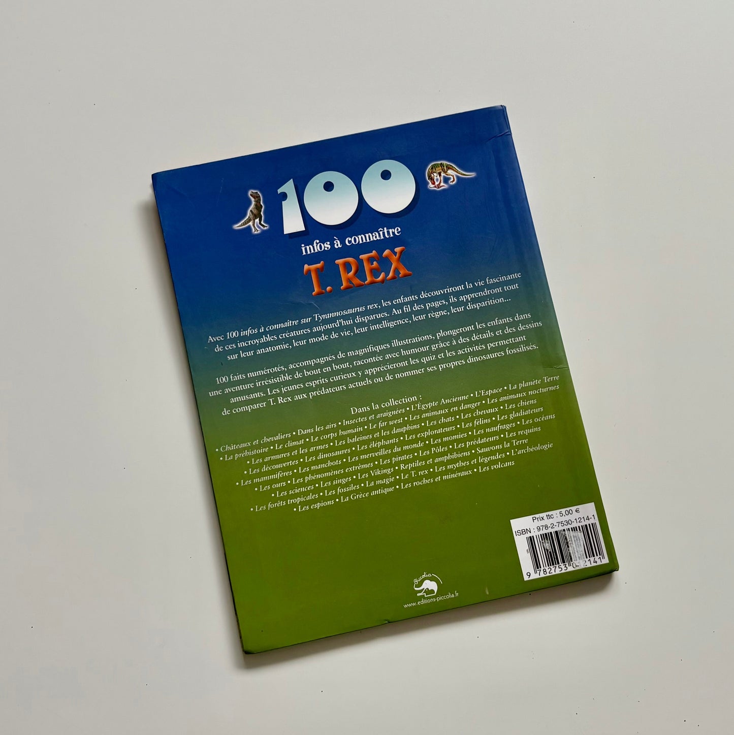 Livre - 100 infos à connaître : T.REX