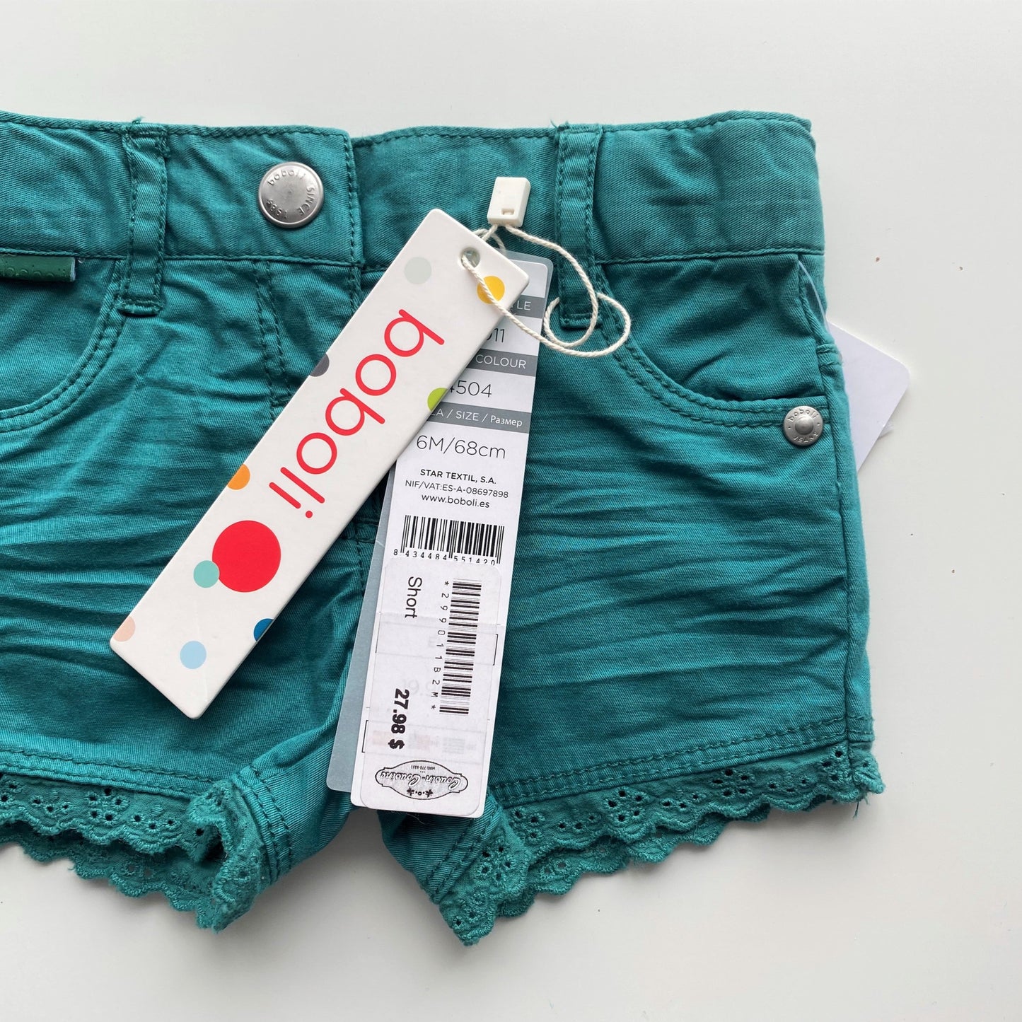 Short Boboli | 6 mois (NEUF)