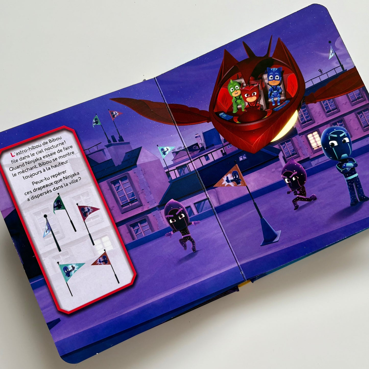 Livre cartonné - Mini cherche et trouve 'Pyjamasques'