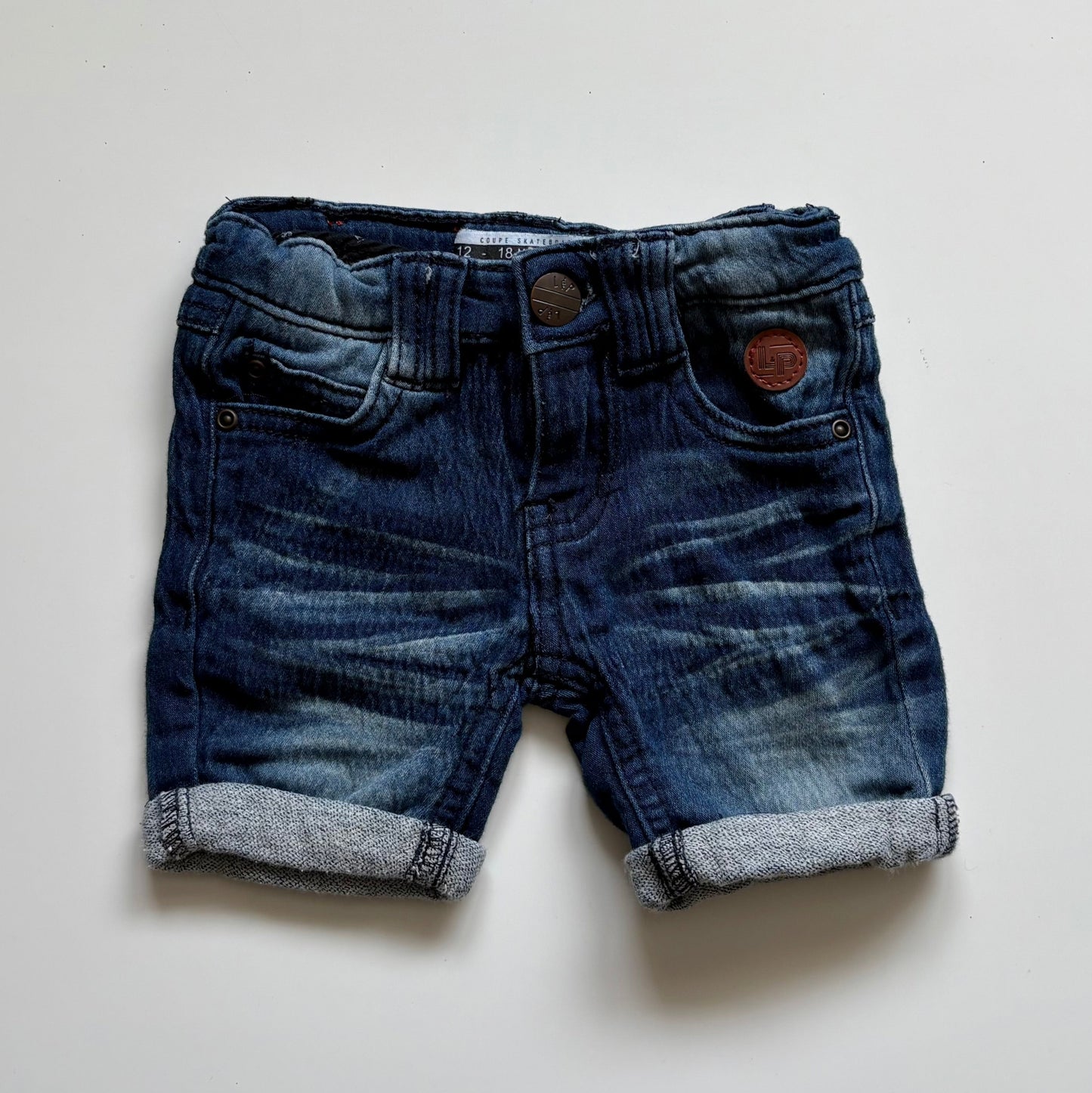 Short en denim L&P | 18 mois