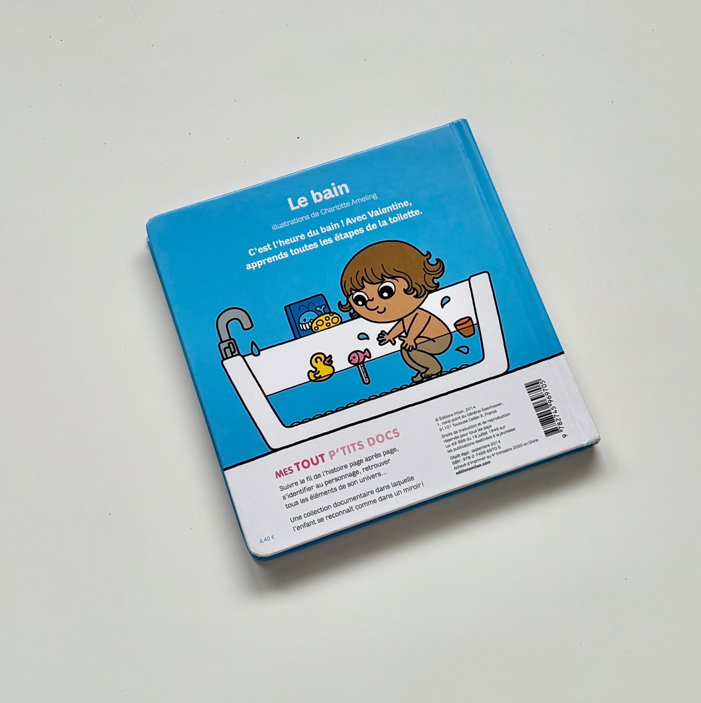 Livre cartonné - Le bain (Mes tout p'tits docs)