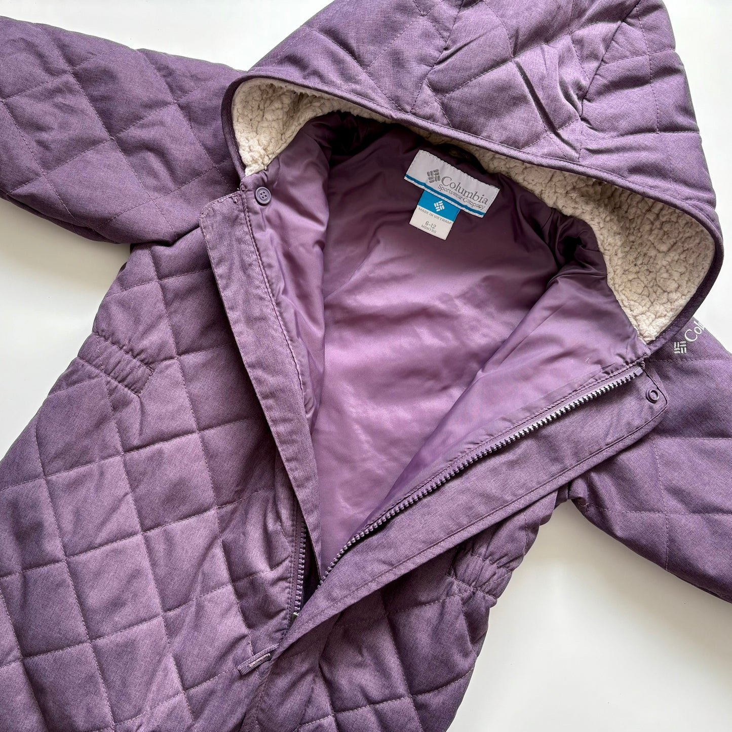 Manteau mi-saison Columbia 6-12 mois