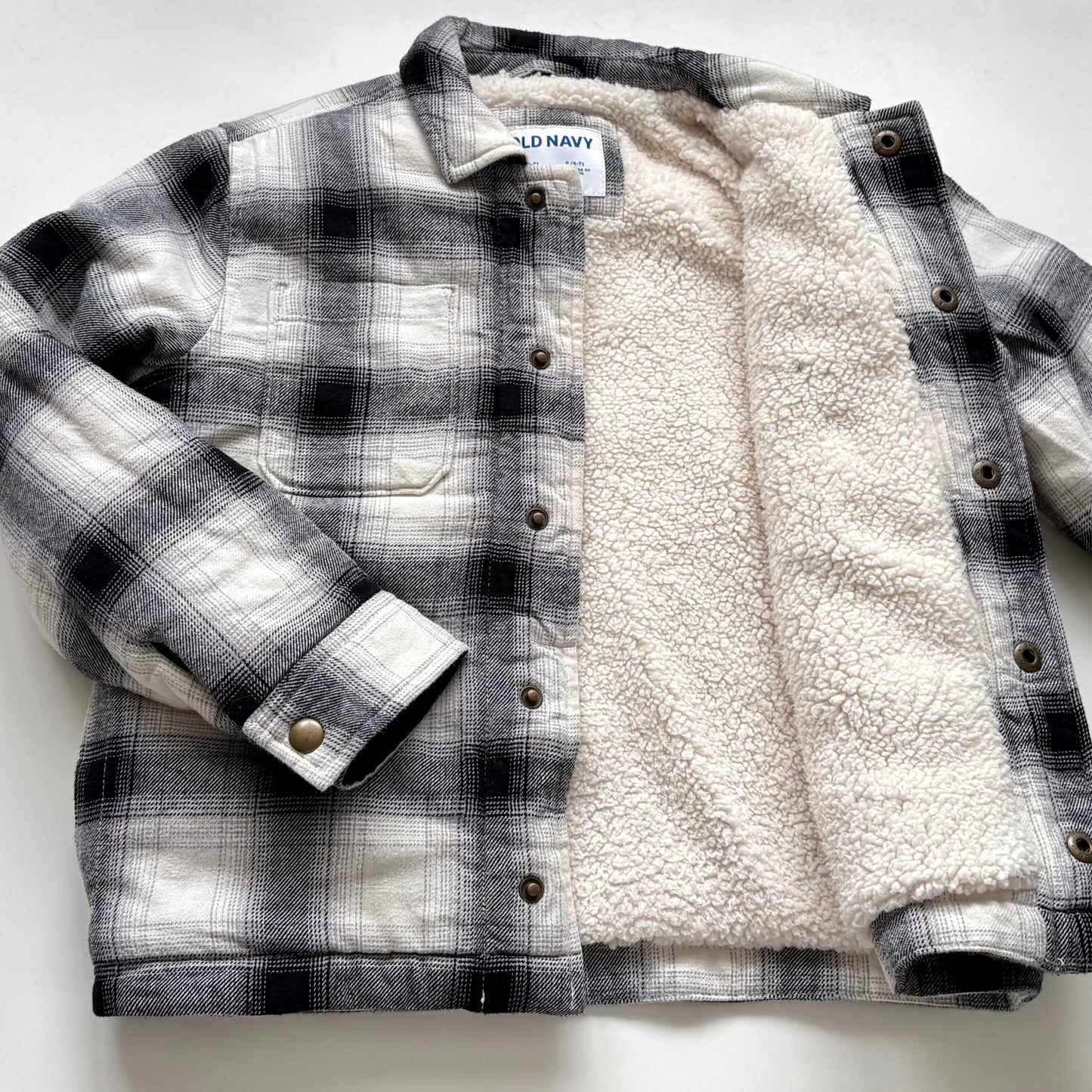 Veste doublée en sherpa Old Navy | 6-7 ans