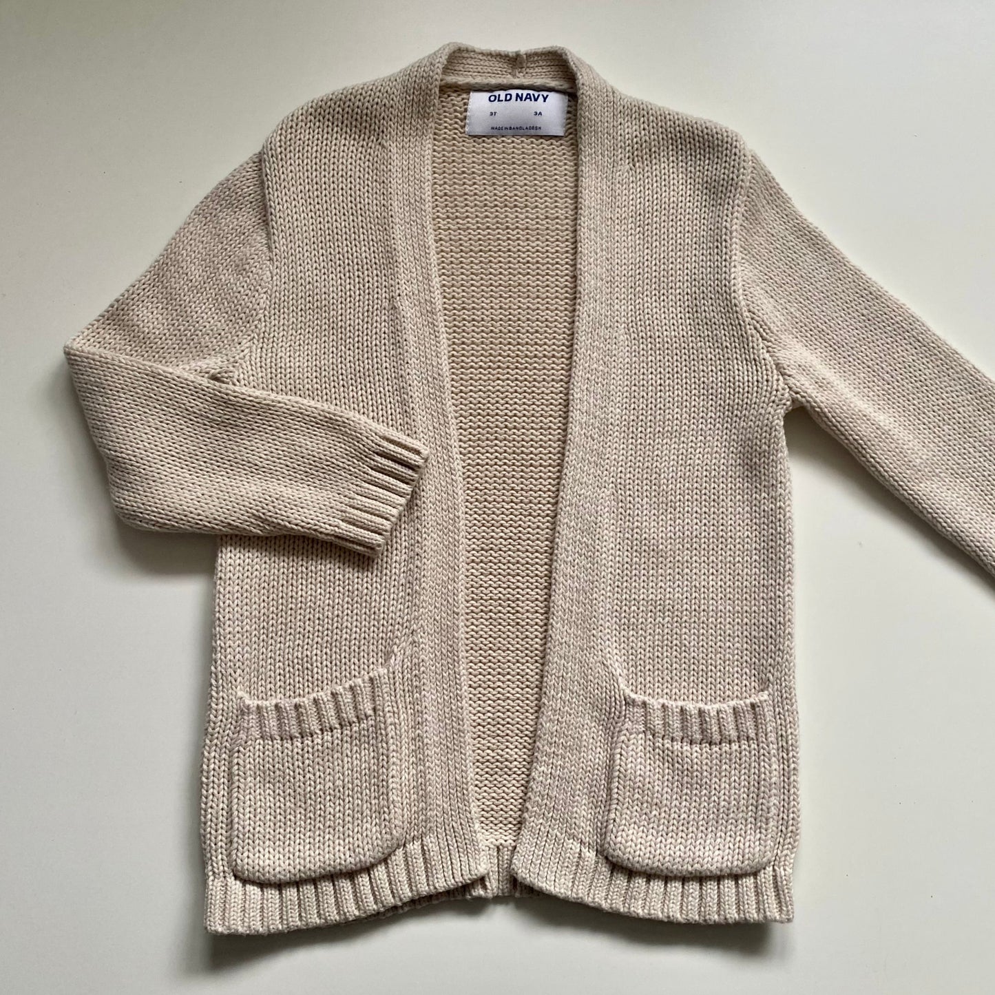 Cardigan long en tricot Old Navy | 3 ans