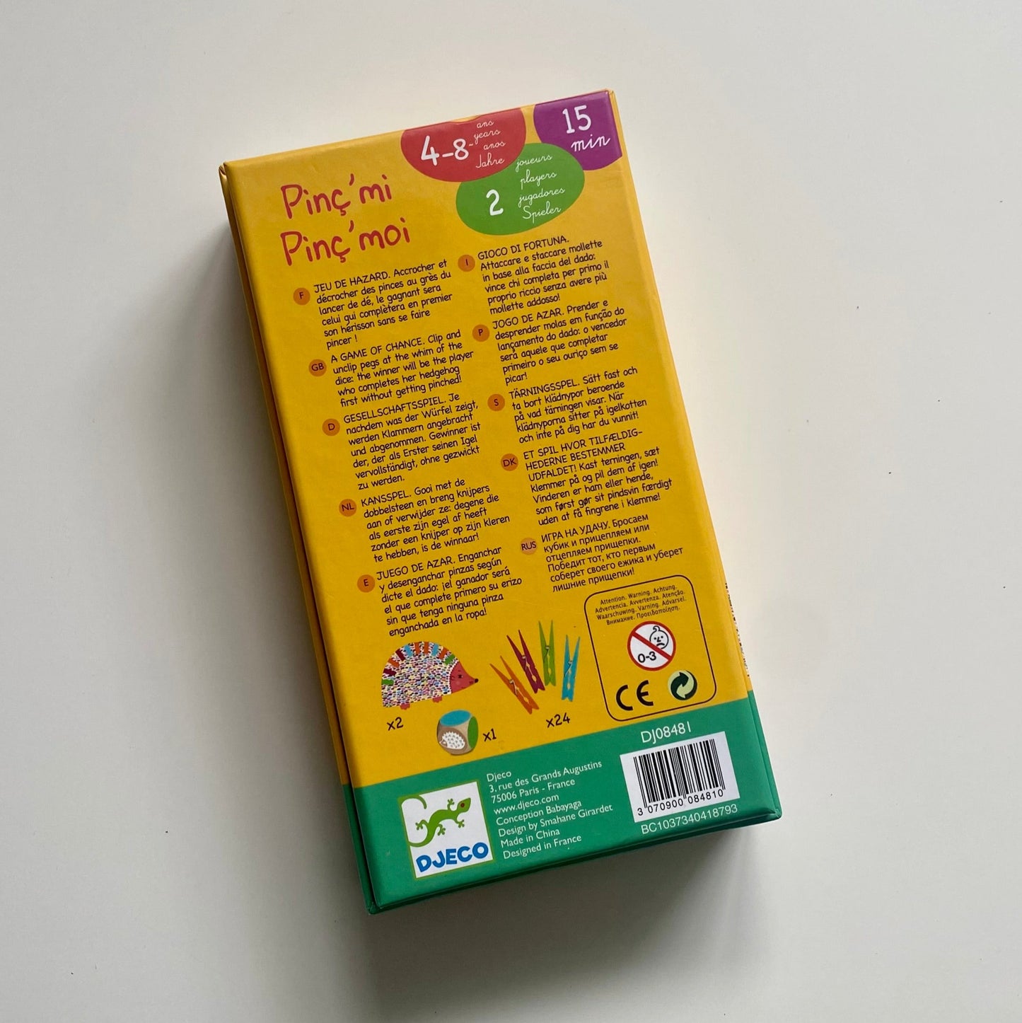 Jeu - Pinç'mi Pinç'moi - Djeco