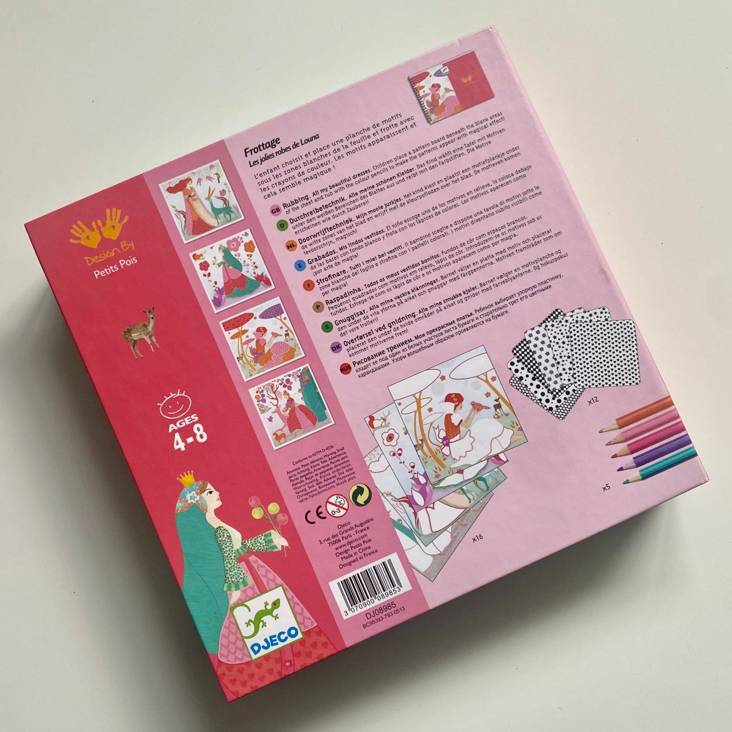 Jeu de dessin : Les robes de Louna - Djeco (4 ans et +)