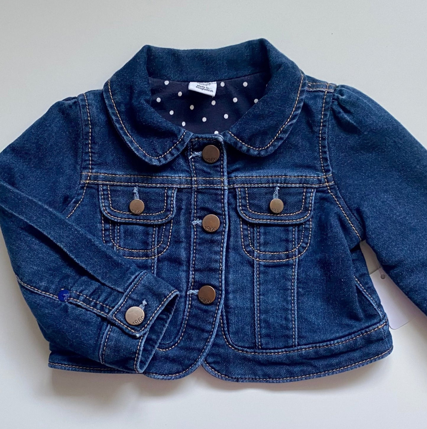 Veste courte en denim Gap | 12-18 mois