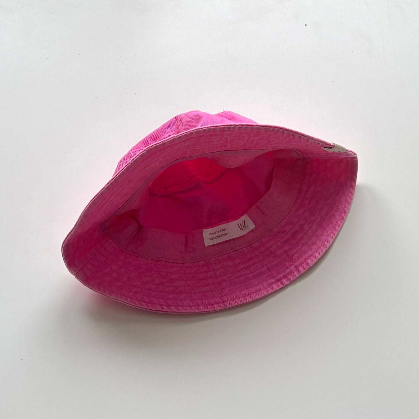 Chapeau en denim rose Zara | 6-9 ans
