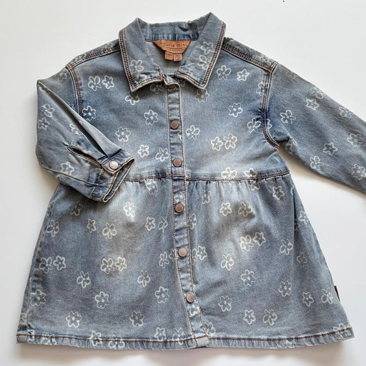 Robe en denim Souris Mini | 9-12 mois (fait grand)