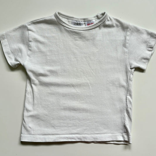 T-Shirt Zara | 9-12 mois (blanc)