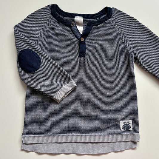 Chandail en tricot H&M | 9-12 mois (fait grand)