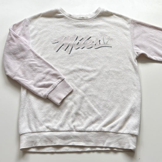 Crewneck en ratine Miles The Label | 8 ans (crème & lilas)