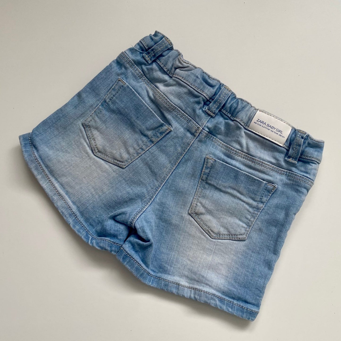 Short en denim Zara 12-18 mois