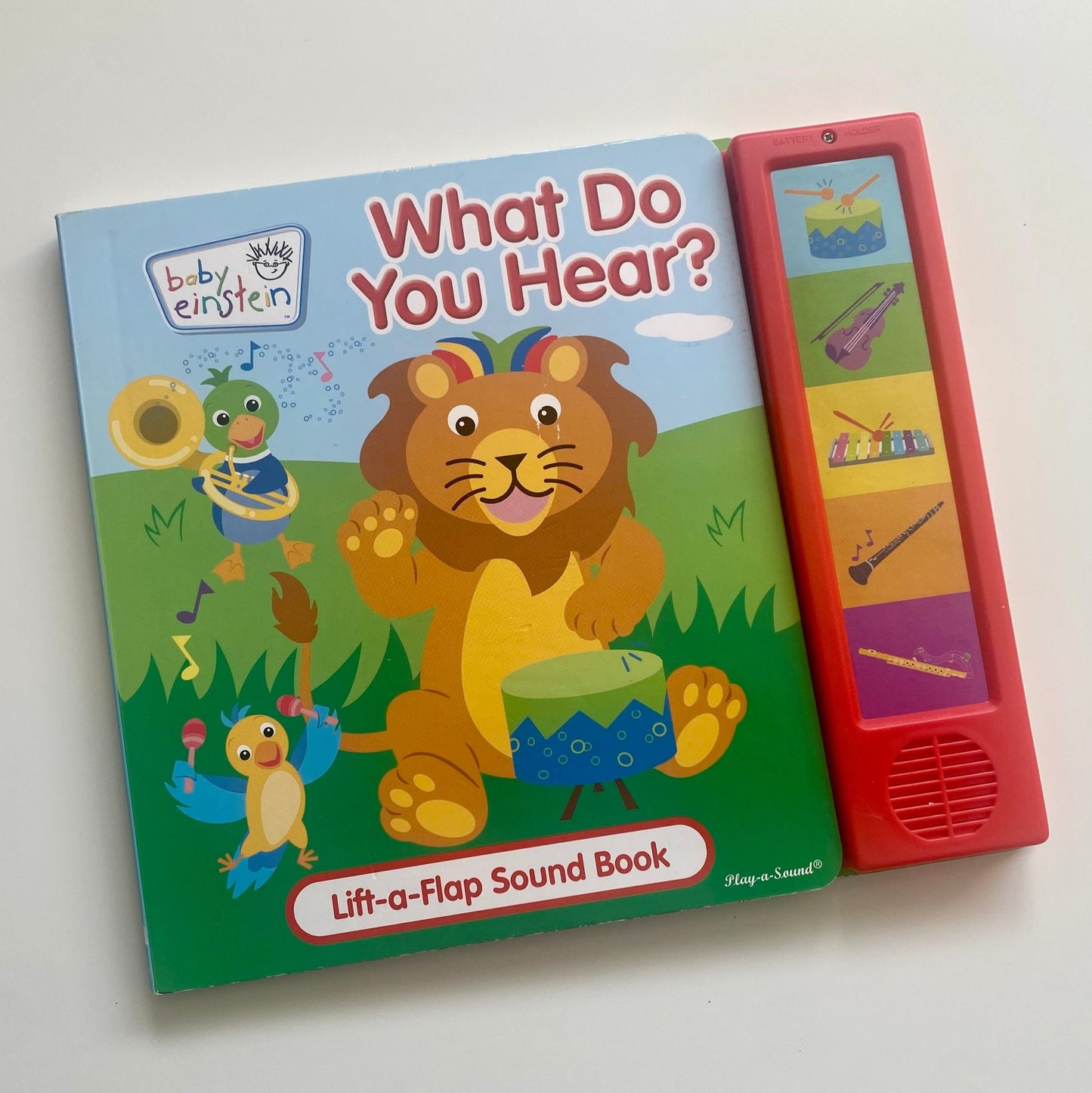 Livre sonore - Baby Einstein : What do you hear? (anglais)