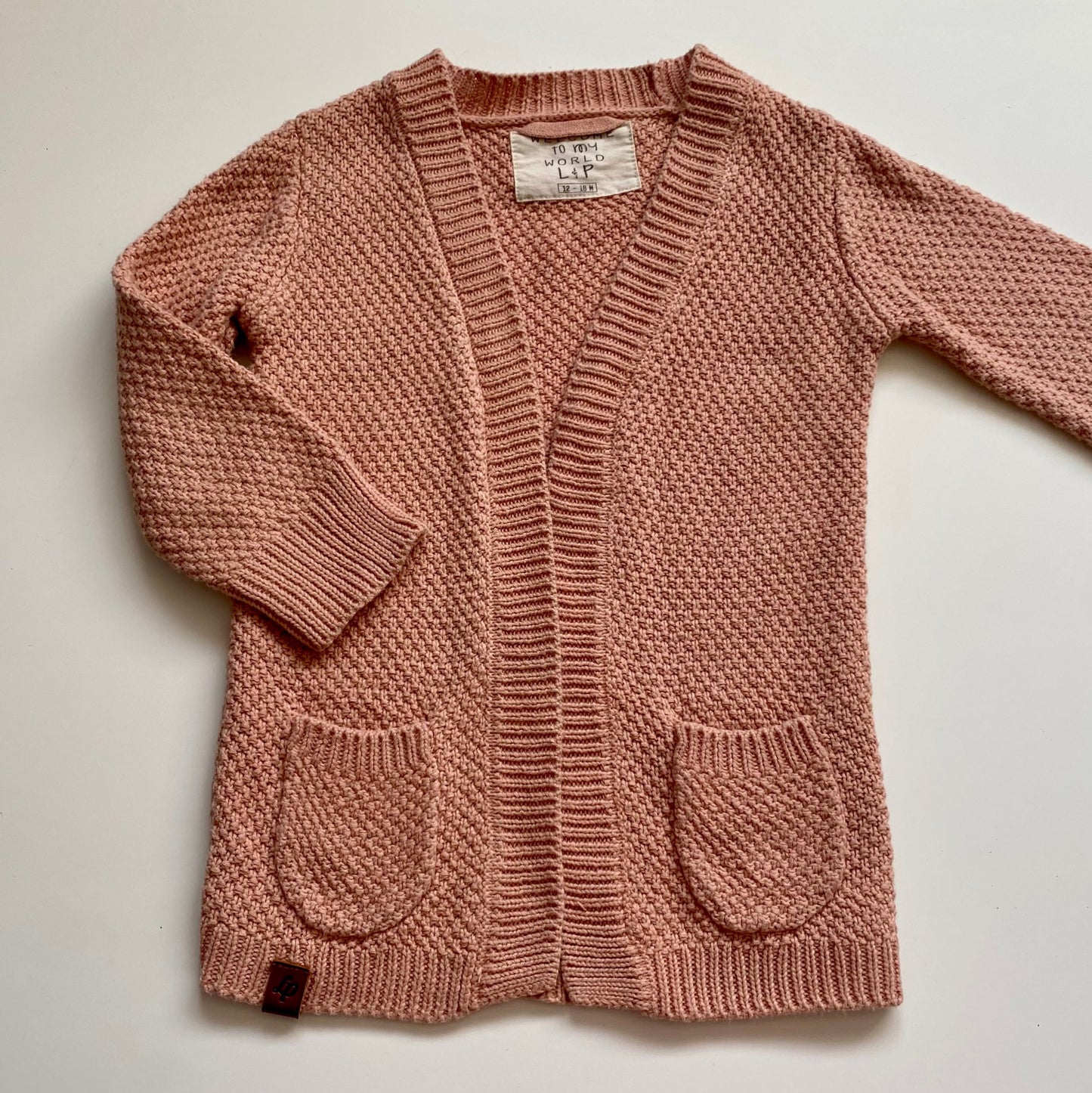 Veste en tricot L&P 12-18 mois