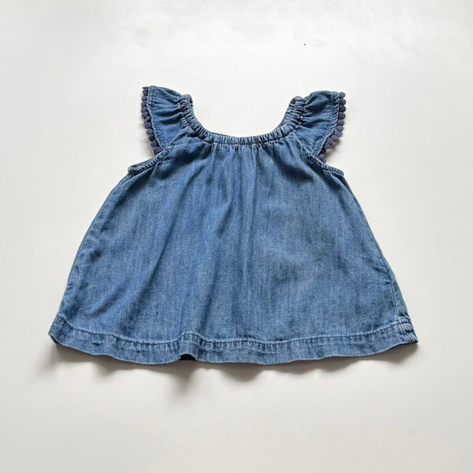 Camisole en denim Gap | 12 mois