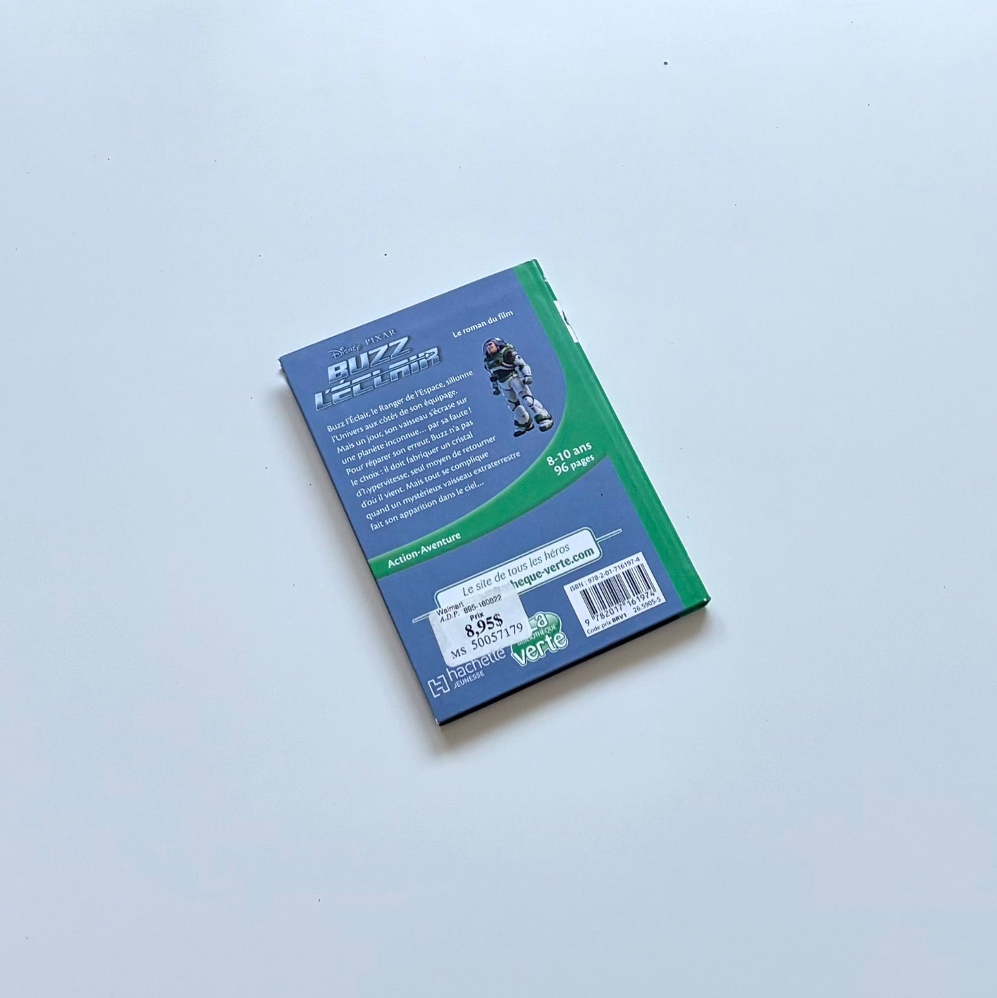 Livre - Buzz l'éclair (Ma bibliothèque verte)